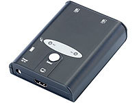 Xystec KVM-Switch USB/HDMI für 2 PCs, inkl. Anschlusskabel