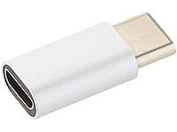 Xystec Adapter USB-C auf Micro-USB, Aluminium-Gehäuse