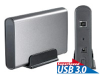 Xystec Externes USB3.0-Festplattengehäuse für 3,5"-SATA-Festplatten
