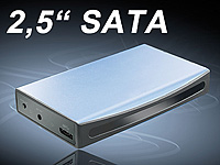 Xystec Externes USB3.0-Gehäuse für 2,5"-SATA-Festplatten