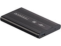 Xystec Externes USB-3.0-Festplattengehäuse für 2,5"-SATA-Festplatten