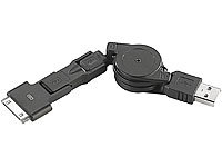 Xystec Daten & Ladekabel mit Dock-Connector, Mini-USB & Micro-USB; Mini-USB-Kabel, Ladekabel mit Dock-Connector Mini-USB-Kabel, Ladekabel mit Dock-Connector 