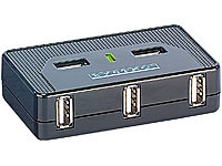 Xystec Aktiver USB-2.0-Hub mit 7 Ports, Netzteil