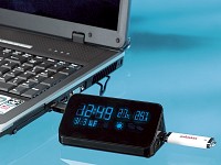 Xystec 7in1 Mini-Wetterstation mit USB 2.0-Hub