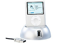 Xystec Docking & Lade-Station für iPod nano 1/2/3, mit USB-Hub