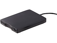 Xystec Externes USB-Disketten-Laufwerk, Slimline, Windows-11-fähig, PC & Mac