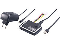 Xystec Universal-Festplatten-Adapter IDE/SATA auf USB 2.0, für HDDs & SSDs; Festplattengehäuse, Festplatten-Dockingstationen Festplattengehäuse, Festplatten-Dockingstationen 
