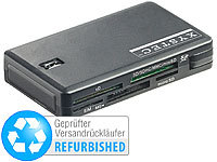 Xystec Smart-, SIM und Multi-Card-Reader mit 7 Slots, Versandrückläufer; USB 2.0 Hubs 