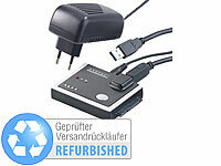 Xystec USB-3.0-Festplatten-Adapter mit Klon-Funktion, Versandrückläufer; SATA-Festplatten-Adapter 
