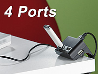 ; USB Schreibtisch & Arbeitsplatten Verteiler Ladestationen Einbausteckdosen Einbaudosen Unterputz 